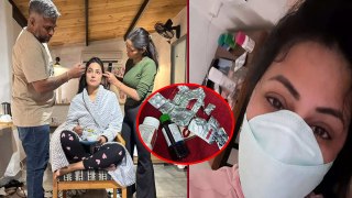TV Actress Hina khan की लगातार 16 घंटे काम करने से बिगड़ी हेल्थ, insta story से दी तबियत की update!!