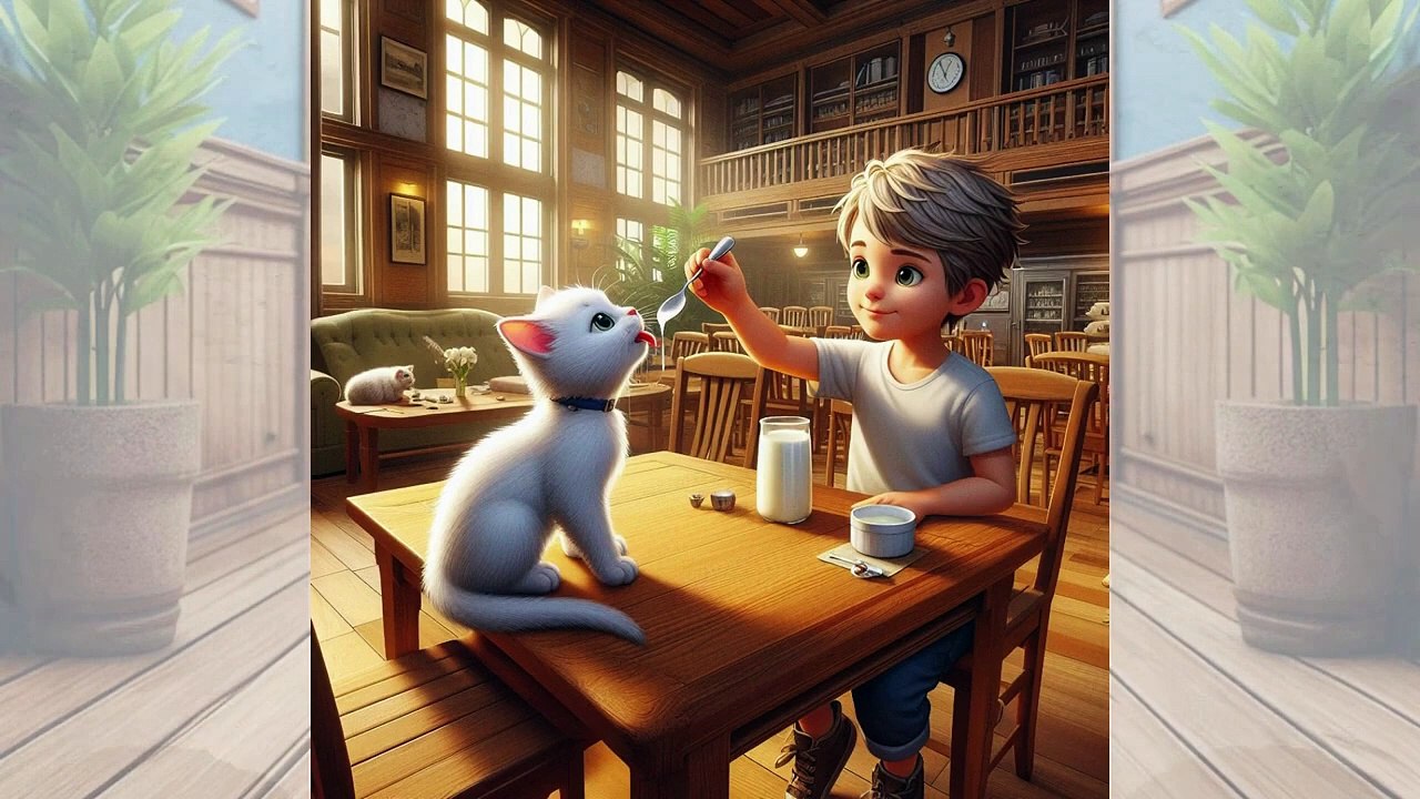 Poor Fat Cat || #cat ||  #aicat7 ||  #trending || #cartoon || #cataitu || cat video