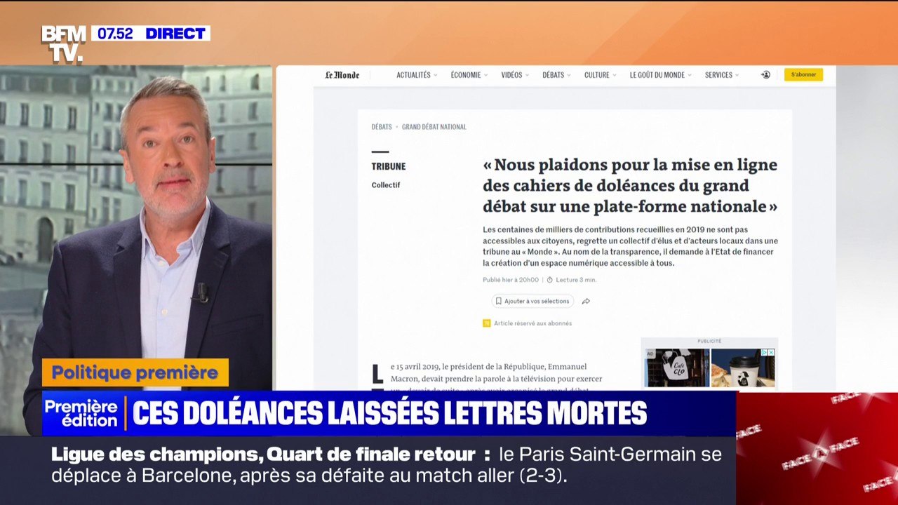 Une tribune pour que les cahiers de doléances, rédigés par les Français lors du mouvement des gilets jaunes, soient mis en ligne
