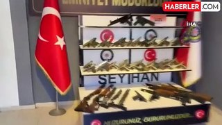 Adana'da 54 ruhsatsız silah ele geçirildi, 373 şahıs yakalandı