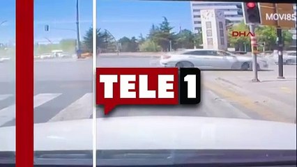 Scooterla yolun karşısına geçmeye çalışırken otobüs çarptı! Metrelerce sürüklendi