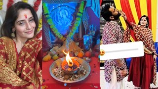 Arti Singh Pre Wedding Rituals Starts,Mata Ka Jagrata Full Video....| Boldsky