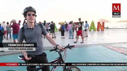 Ciclovía del Malecón en Mazatlán; un proyecto que cambió la dinámica de los ciclistas