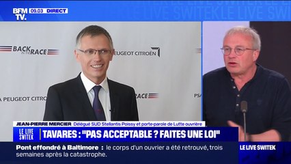 Rémunération de Carlos Tavares: "C'est indécent" s'insurge Jean-Pierre Mercier, délégué SUD Stellantis