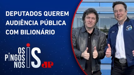 Milei oferece apoio a Elon Musk em conflito com STF