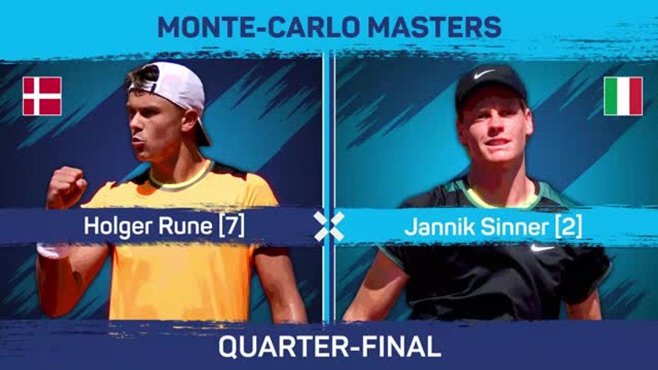 Sinner ousts Rune for another semi-final