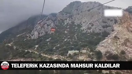 Antalya'daki teleferik kazasında 87 kişi kurtarıldı! Mahsur kalanların yaşadığı dehşet kamerada