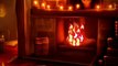 Cozy Cabin Ambience with Fireplace sound and Piano music