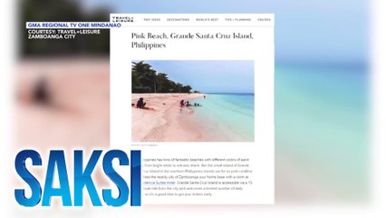 Pink Sand Beach ng Zamboanga City na kinilala ng iba't ibang magazine | Saksi