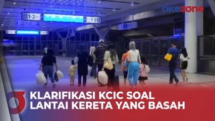 Lantai Kereta Cepat Whoosh Basah saat Hujan Deras, KCIC Beri Klarifikasi