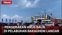 Pergerakan Arus Balik di Pelabuhan Bakauheni pada H+3 Lebaran Ramai Lancar