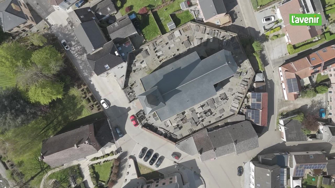 Le Brabant wallon vu du ciel : Le village d’Incourt