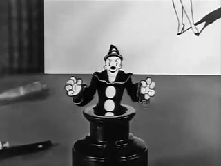 Betty Boop (1934) Ha Ha Ha, animated cartoon character designed by Grim Natwick at the request of Max Fleischer.