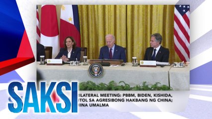 Saksi Recap: Trilateral Meeting - PBBM, Biden, Kishida, tutol sa agresibong hakbang ng China; China umalma (Originally aired on April 12, 2024)
