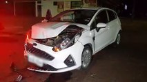Condutora é detida após colisão entre C4 e Fiesta no bairro São Cristóvão