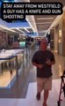 Avustralya'da bir alışveriş merkezinde saldırı: Panik anları kamerada...