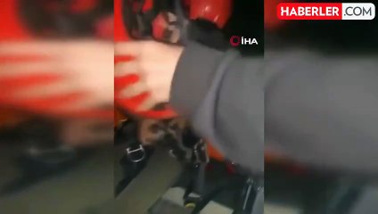 Antalya'da teleferik kazasında mahsur kalanları ekipler böyle kurtardı