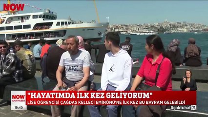 İstanbul’da yaşayan gencin sözleri yürek burktu: Eminönü’ne hayatımda ilk kez geliyorum