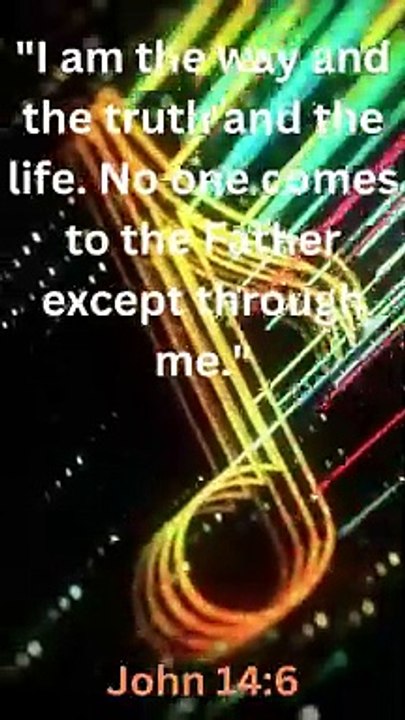 Bible Famous Quote and Bible Verse (New Testament - John 14:6)