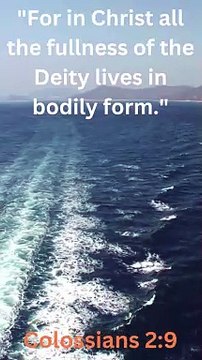 Bible Famous Quote and Bible Verse (New Testament -COLOSSIANS 2:9)