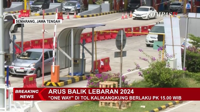 Masuki Arus Balik Lebaran 2024, Begini Lalu Lintas Tol Kalikangkung Semarang
