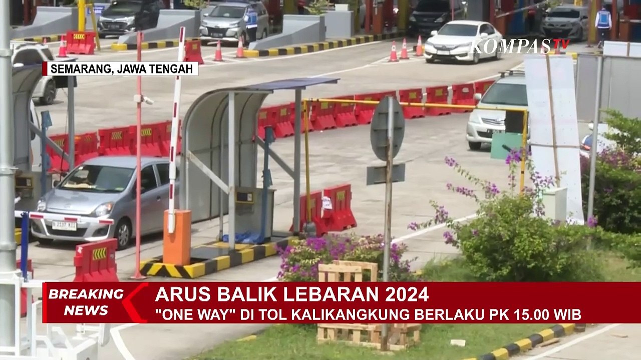 Masuki Arus Balik Lebaran 2024, Begini Lalu Lintas Tol Kalikangkung Semarang