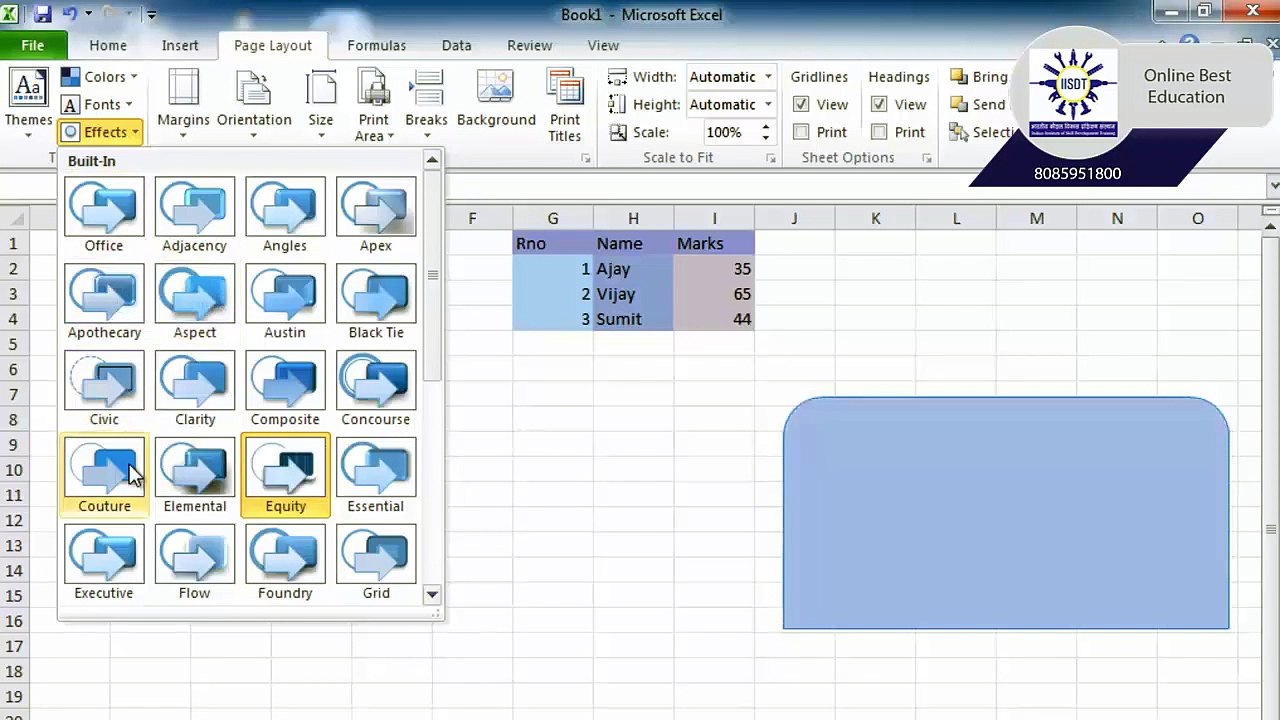 8.PAGE LAYOUT(THEMES---PAGE SETUP)