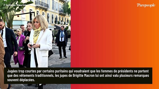Brigitte Macron, la longueur de ses jupes commentées, elle répond de façon directe à ses détracteurs