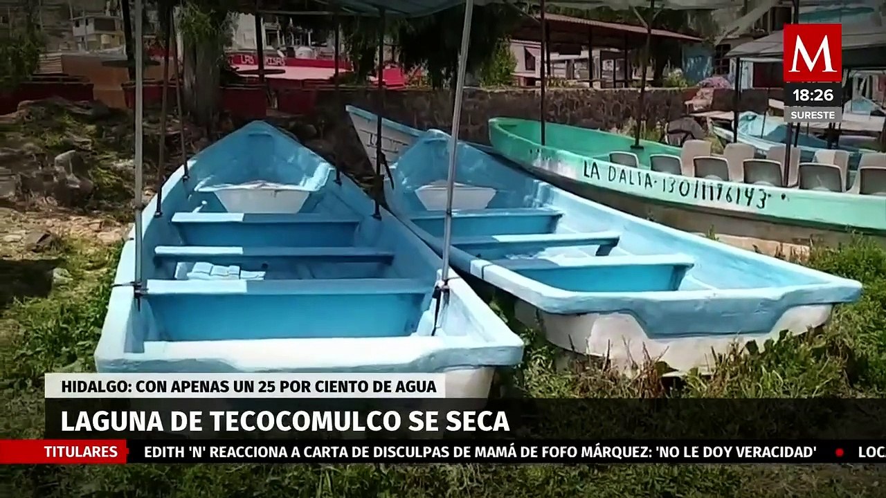 En Hidalgo, la laguna de Tecocomulco se está secando; cuanta con un 25% de agua