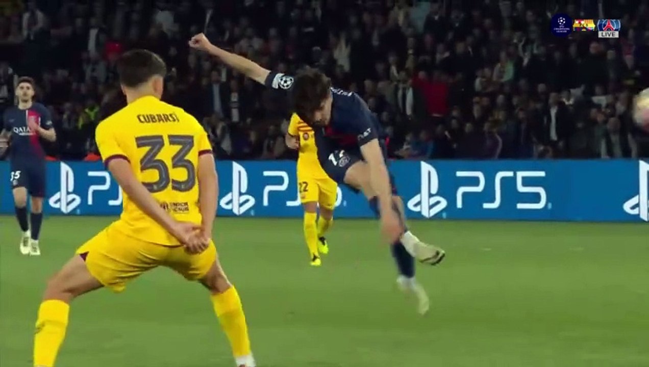 PSG vs Barcelona - Second Half UEFA Champions League, Quarter Finals, Season 2023 - 2024