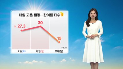 내일 고온 절정...한여름 더위, 서울 30℃ / YTN