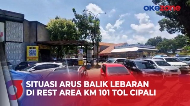 Arus Balik Lebaran, Rest Area KM 101 Tol Cipali Padat