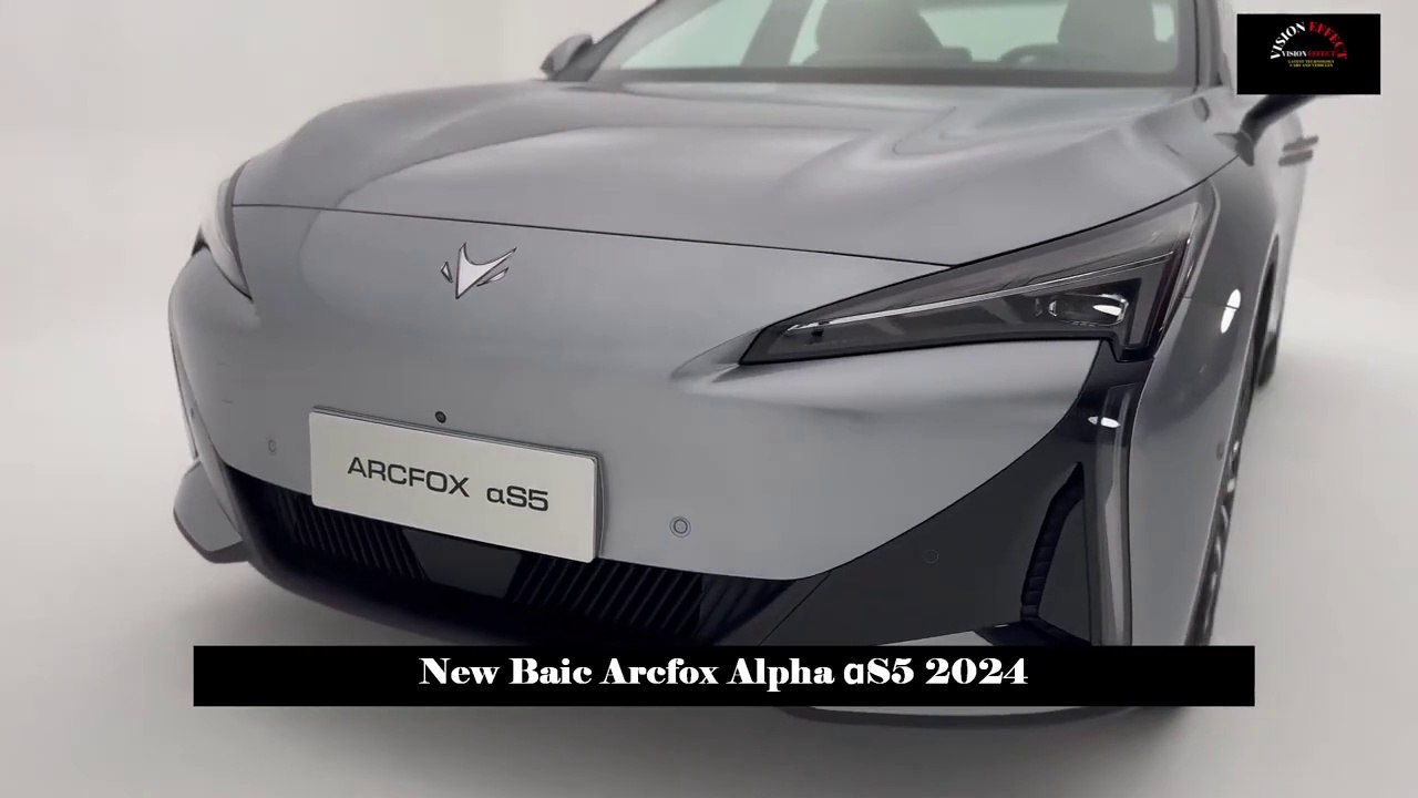 Frameless Doors + Electric Rear Wing, 708 Km Range, New Baic Arcfox Alpha αS5 2024