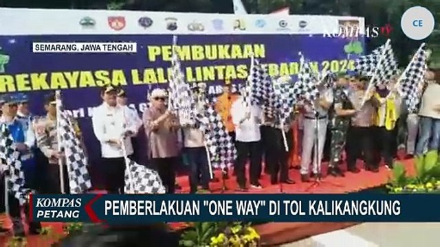 Antisipasi Puncak Arus Balik, Tol Kalikangkung Resmi Berlakukan 'One Way'! Sampai Kapan?