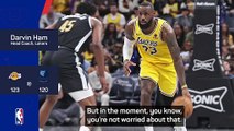 We'll refill their cup - Ham relaxed on LeBron and AD's 40-minute night