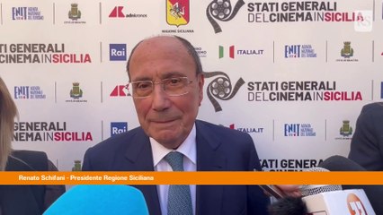 Stati generali del Cinema, Schifani "Sicilia set a cielo aperto"