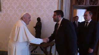 El Papa Francisco recibe en audiencia privada a Carlos Velázquez