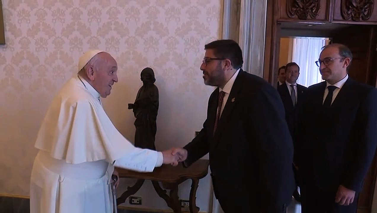 El Papa Francisco recibe en audiencia privada a Carlos Velázquez