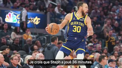 Warriors - Kerr envisage de laisser au repos Curry pour le dernier match