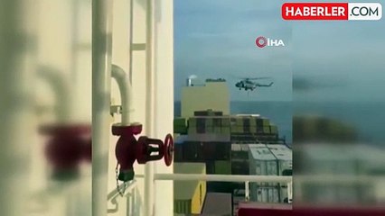 İran, İsrail'le bağlantılı ticari gemiye baskın düzenledi