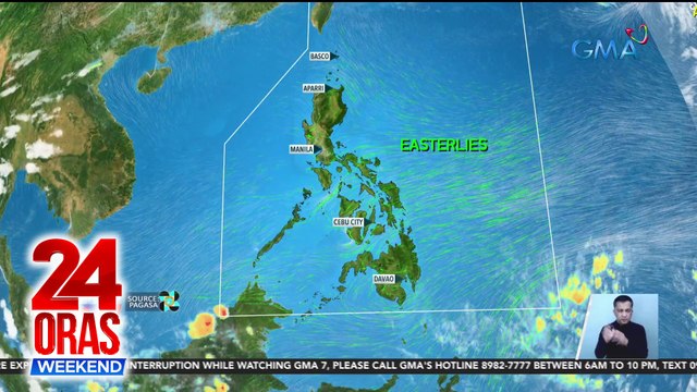 PAGASA: Maulap na may kalat-kalat na pag-ulan o thunderstorms asahan sa Metro Manila at iba pang bahagi ng bansa | 24 Oras Weekend