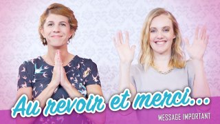 Au revoir et merci !