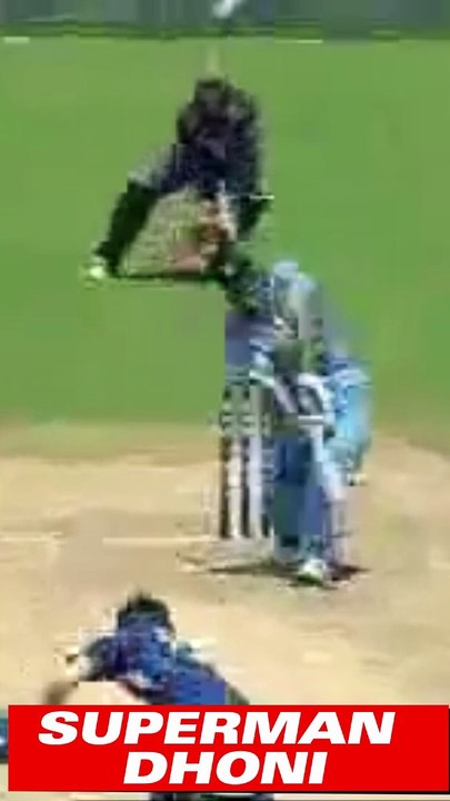 Dhoni the superhero (SUPERMAN)