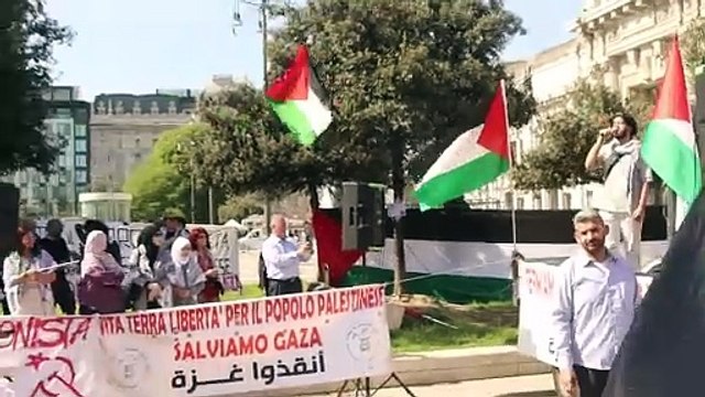 Milano, il corteo pro Palestina