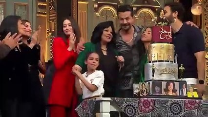 شاهد.. ضيوف إسعاد يونس يحتفلون بعيد ميلادها الـ 74