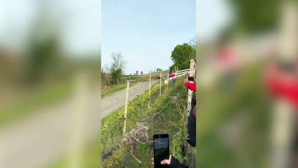 Paura al rally, l'impressionante incidente tra i filari delle Langhe
