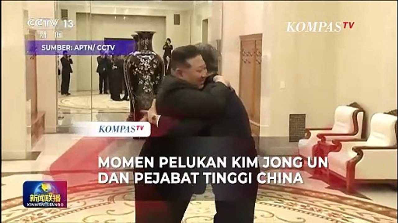 Momen Kim Jong Un Peluk Erat Pejabat Tinggi China Saat Bertemu di Korut