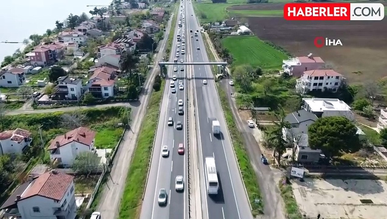 Akın akın dönüyorlar Trakya'ya gelen tatilciler dönüş yoluna geçti