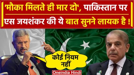 S. Jaishankar ने Pakistan और आतंकवाद पर दिया तगड़ा बयान, बोले मौका मिलते ही मार दो | वनइंडिया हिंदी