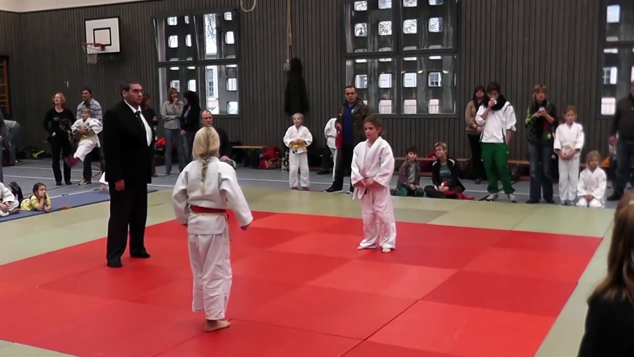 Melina bei ihrem zweiten Judo Turnier